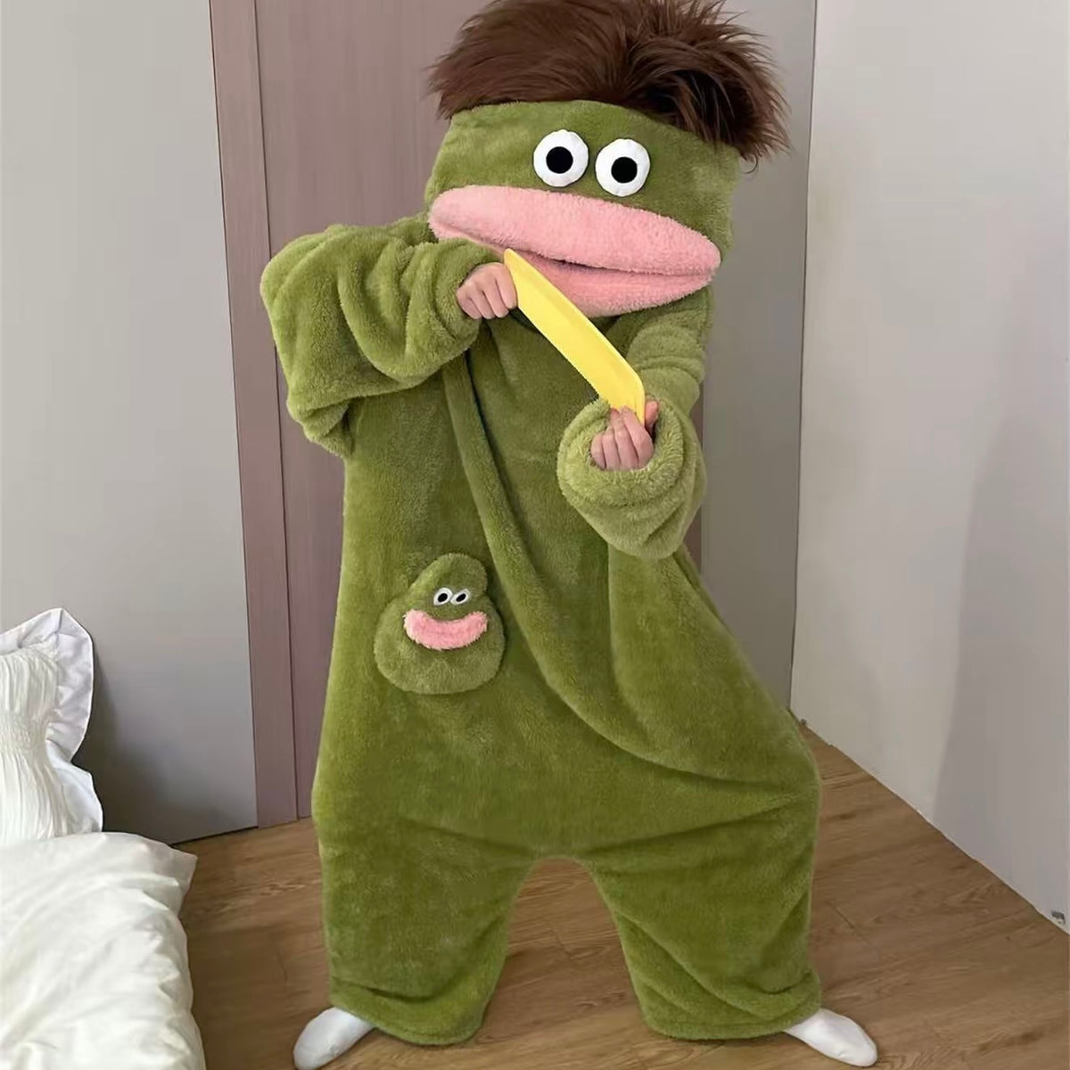 Big-Mouth Monster Plush Onesie