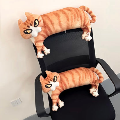 Last Warning Okay Cat Plush Pillow (50 cm)