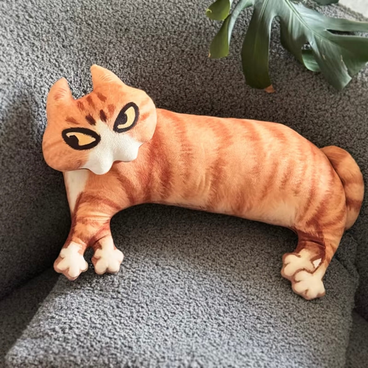 Last Warning Okay Cat Plush Pillow (50 cm)