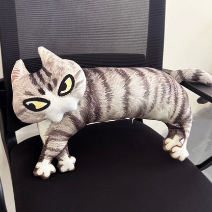 Last Warning Okay Cat Plush Pillow (50 cm)