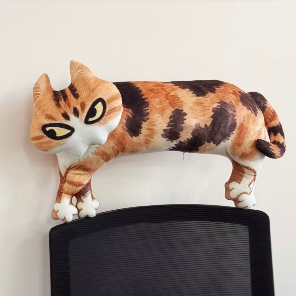 Last Warning Okay Cat Plush Pillow (50 cm)