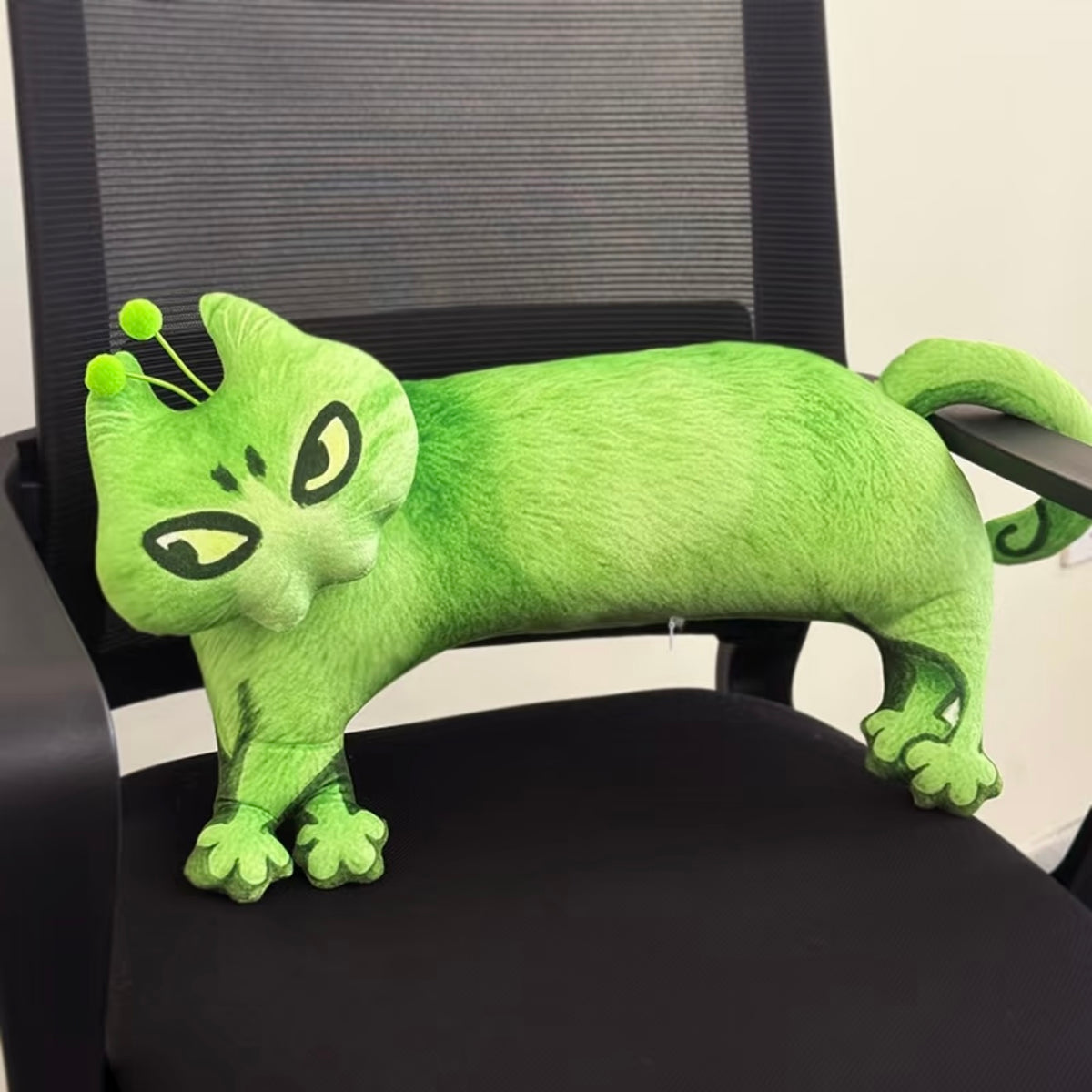 Last Warning Okay Cat Plush Pillow (50 cm)