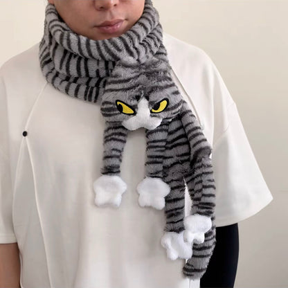 Tomo the Cat Plush Scarf