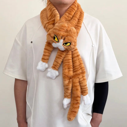 Tomo the Cat Plush Scarf