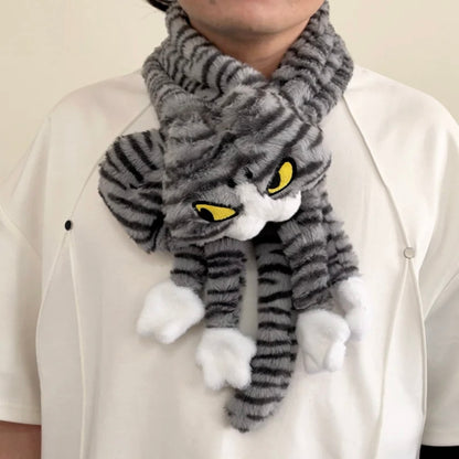 Tomo the Cat Plush Scarf