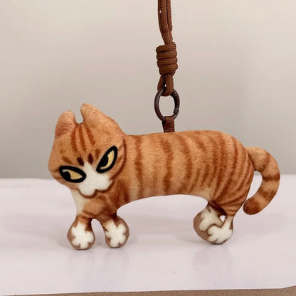 Last Warning Okay Cat — Lounging Plush & Bag Charm