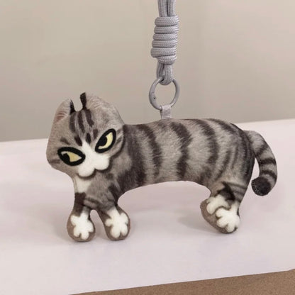 Last Warning Okay Cat — Lounging Plush & Bag Charm