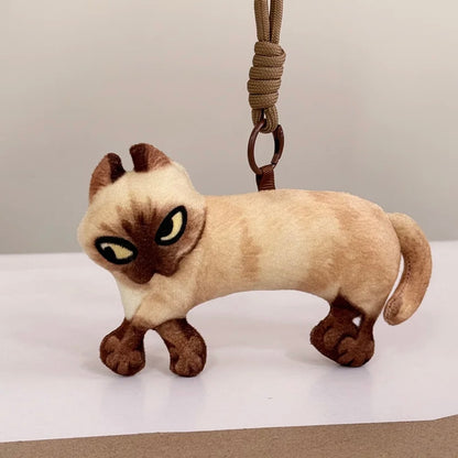 Last Warning Okay Cat — Lounging Plush & Bag Charm