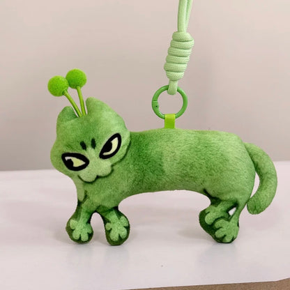 Last Warning Okay Cat — Lounging Plush & Bag Charm