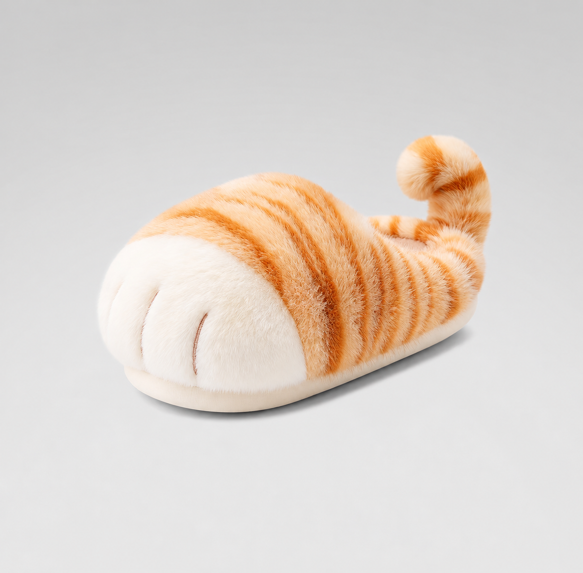 Fluffy Cat Paw Slippers